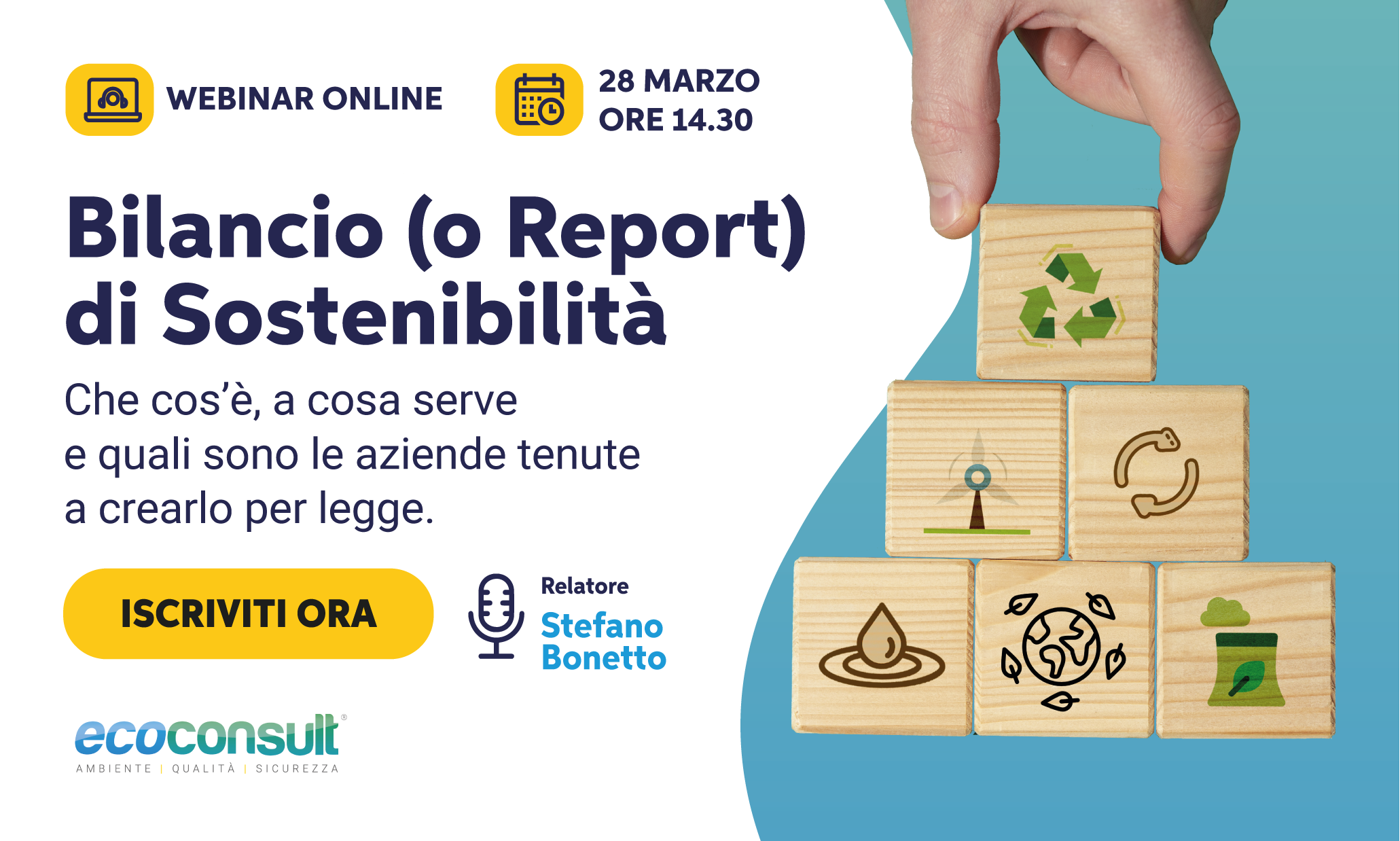 Webinar sul Bilancio di Sostenibilità copertina Ecoconsult