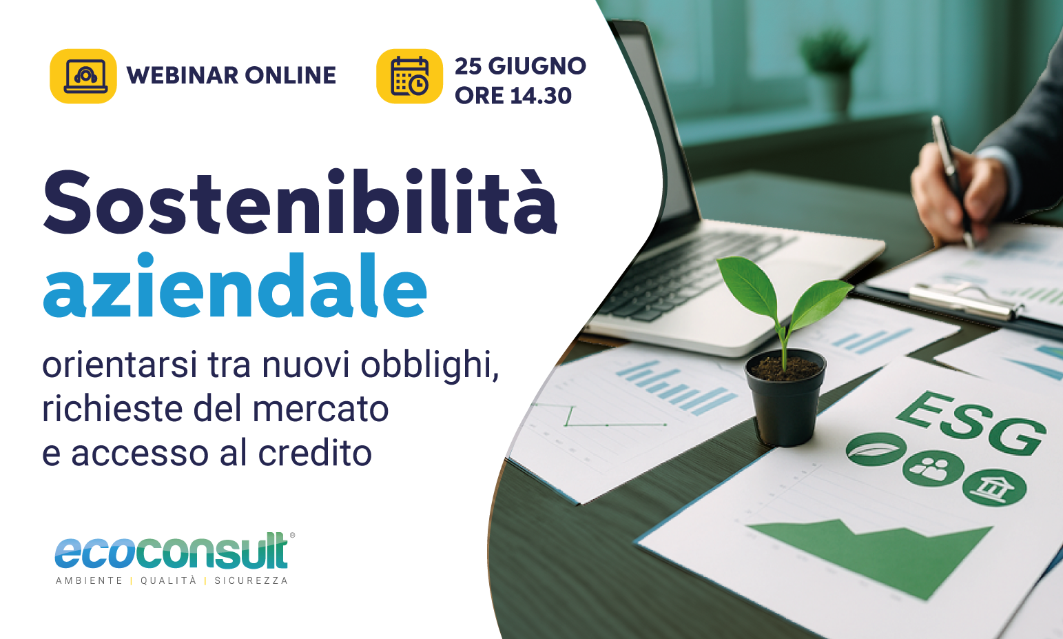 Copertina evento webinar gratuito Cyber security e ISO 27001 - Ecoconsult